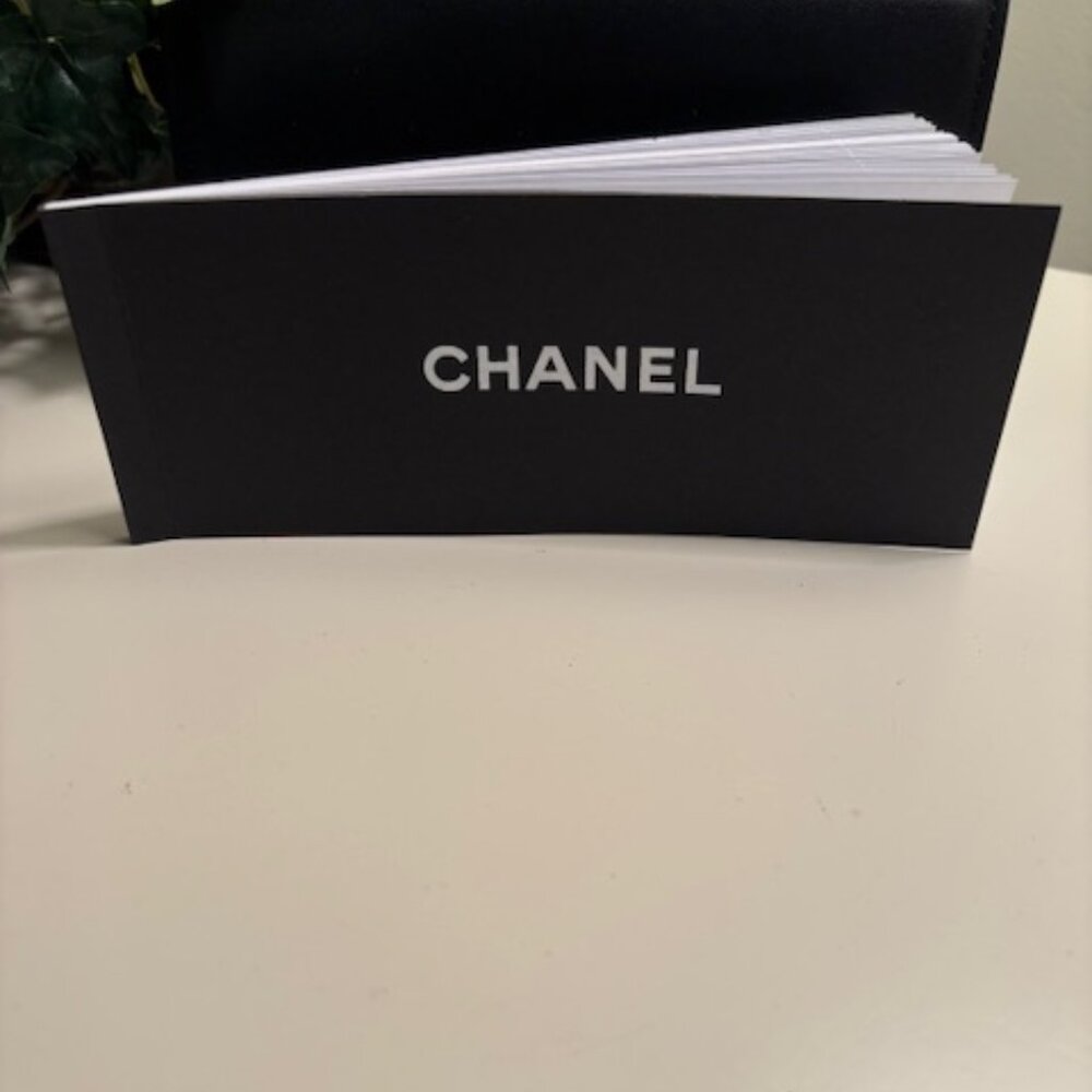 Unused Chanel Quilted Leather Eyeglass Case w/ Care Booklet *UNISEX* - Picture 8 of 15